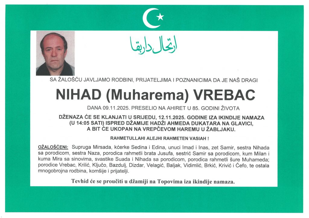 Nihad Nihad (Muharema) Vrebac – MIZ Livno